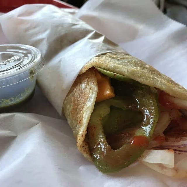 Aloo Cheese Frankie.