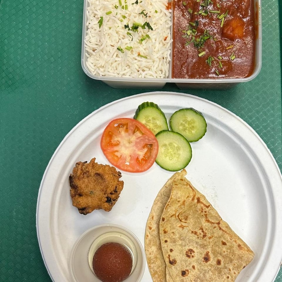 Lunch at Our Indian Restaurant