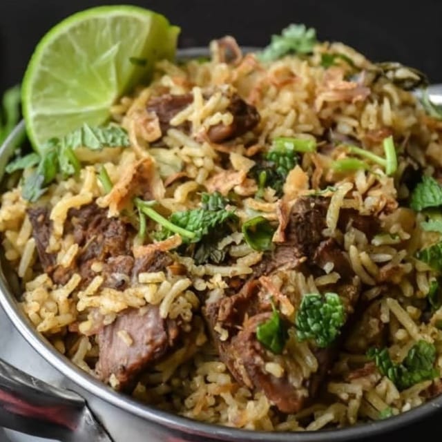Lamb Biryani.