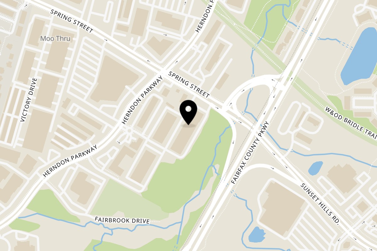 Map showing the location of Chai Wyy on 298 Sunset Park Dr in Herndon